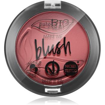 puroBIO Cosmetics Long-lasting Blush pudrowy róż odcień 06 Cherry Blossom 3,5 g
