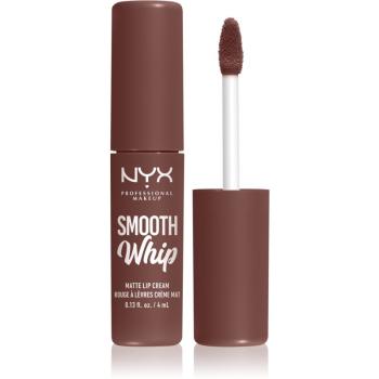 NYX Professional Makeup Smooth Whip Matte Lip Cream jedwabista pomadka o działaniu wygładzającym odcień 17 Thread Count 4 ml