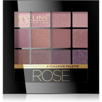 Eveline Cosmetics All in One paleta cieni do powiek odcień Rose 12 g