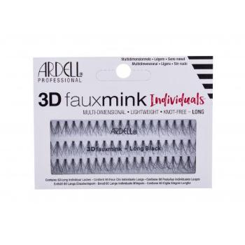 Ardell 3D Faux Mink Individuals Long 60 szt sztuczne rzęsy dla kobiet Black