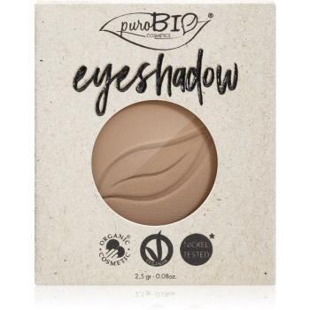 puroBIO Cosmetics Compact Eyeshadows cienie do powiek napełnienie odcień 02 Dove Gray 2,5 g