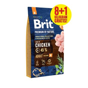 BRIT Premium by Nature M Adult 8kg+1kg GRATIS
