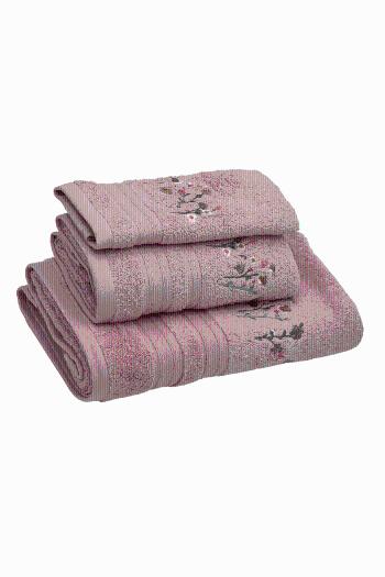 Podarunkowy zestaw ręczników GARDENIA, 3 szt Różowy Zestaw