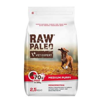 VETEXPERT Raw Paleo Beef puppy medium 2,5kg dla szczeniąt średnich ras
