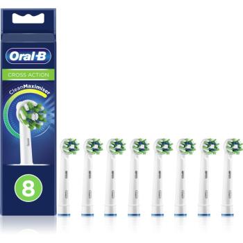 Oral B Cross Action CleanMaximiser końcówki wymienne do szczoteczki do zębów 8 szt.