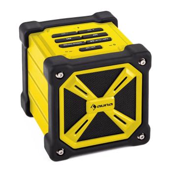 Auna TRK-861, przenośny głośnik Bluetooth, akumulator, outdoor, kolor żółty