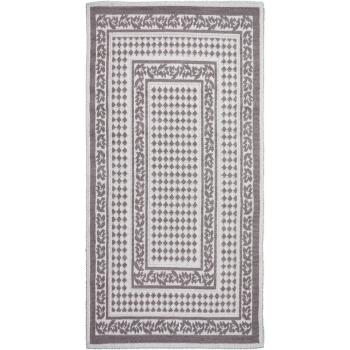Szarobeżowy bawełniany dywan Vitaus Olvia, 80x150 cm