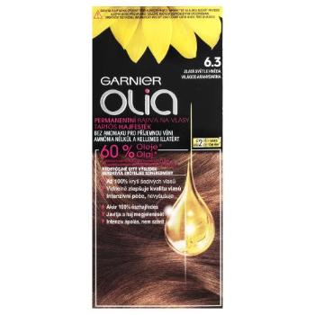 Garnier Olia 50 g farba do włosów dla kobiet 6,3 Golden Light Brown