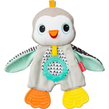 Infantino Cuddly Teether Penguin pluszowa zabawka z gryzakiem 1 szt.