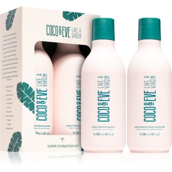 Coco & Eve Like A Virgin Super Hydration Kit szampon i odżywka nawilżające i nadające blask