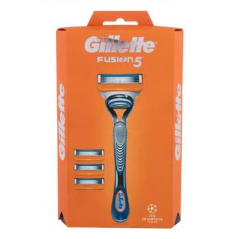 Gillette Fusion5 zestaw Maszynka do golenia z 1 głowicą 1 szt. + zapasowe głowice 3 szt. dla mężczyzn