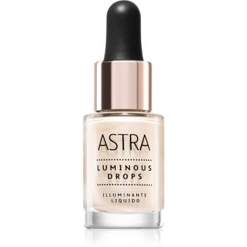 Astra Make-up Luminous Drops płynny rozjaśniacz odcień 02 Liquid Sun 15 ml