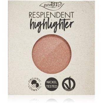 puroBIO Cosmetics Resplendent Highlighter kremowy rozjaśniacz napełnienie odcień 04 Pink Gold 9 g