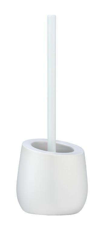 Stojak na szczotkę toaletową - bialy - Rozmiar 13,5 x 38  cm