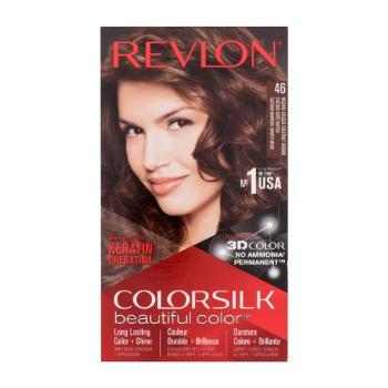 Revlon Colorsilk Beautiful Color 59,1 ml farba do włosów dla kobiet Uszkodzone pudełko 46 Medium Golden Chestnut Brown