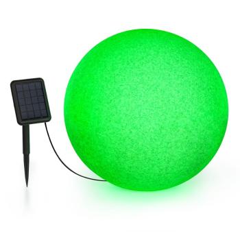 Blumfeldt Shinestone Solar 50, lampa w kształcie kuli, panel słoneczny, śr. 50 cm, RGB-LED, IP68, akumulator