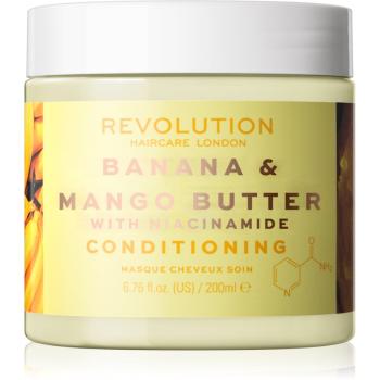 Revolution Haircare Hair Mask Banana & Mango Butter intensywna maseczka pielęgnacyjna do włosów 200 ml