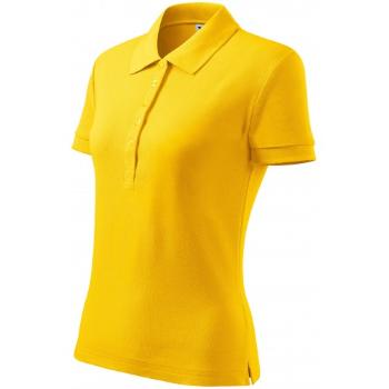 Damska koszulka polo, żółty, XL