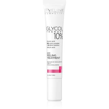 Eveline Cosmetics Glycol Therapy peeling aktywny dla miękkiej i gładkiej skóry z kwasami 20 ml