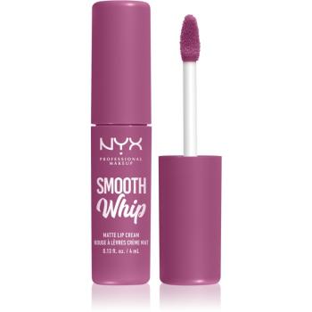 NYX Professional Makeup Smooth Whip Matte Lip Cream jedwabista pomadka o działaniu wygładzającym odcień 19 Snuggle Sesh 4 ml