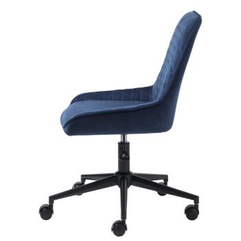 Niebieskie krzesło biurowe Unique Furniture Milton
