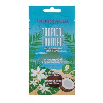 Dermacol Tropical Tahitian Moisturizing 1 szt maseczka do twarzy dla kobiet