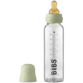 BIBS Baby Glass Bottle 225 ml butelka dla noworodka i niemowlęcia Sage