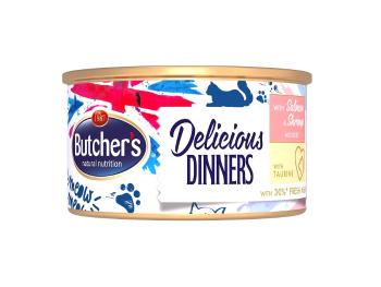 BUTCHER'S Classic Delicious Dinners z łososiem i krewetkami mus 85 g
