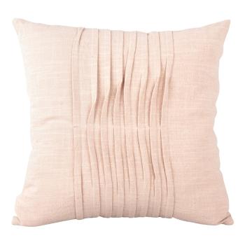 Różowa bawełniana poduszka PT LIVING Wave, 45x45 cm