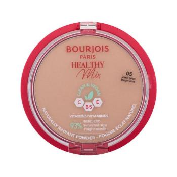 BOURJOIS Paris Healthy Mix Clean & Vegan Naturally Radiant Powder 10 g puder dla kobiet 05 Deep Beige