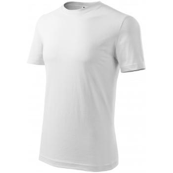 Klasyczna koszulka męska, biały, XL