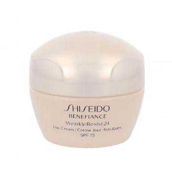 Shiseido Benefiance Wrinkle Resist 24 Day Cream SPF15 50 ml krem do twarzy na dzień dla kobiet Uszkodzone pudełko