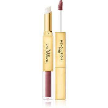 Revolution PRO Supreme Stay 24h Lip Duo ultra matowa szminka w płynie z balsamem odcień Seclusion 2,5 g