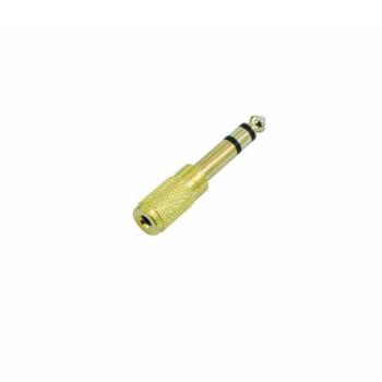 Electronic-Star Adapter, Jack 3,5 mm - Jack 6,3 mm, stereo