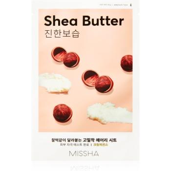 Missha Airy Fit Shea Butter maseczka płócienna o działaniu silnie nawilżajacym i odżywczym 19 g