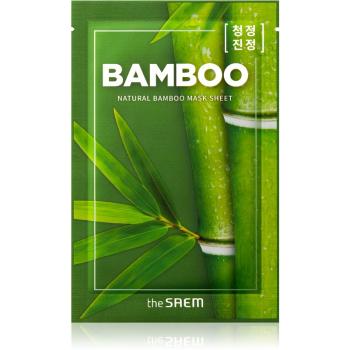 The Saem Natural Mask Sheet Bamboo maseczka płócienna o działaniu ujędrniającym 21