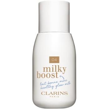 Clarins Milky Boost mleczko tonujące do ujednolicenia kolorytu skóry odcień 04 Milky Auburn 50 ml