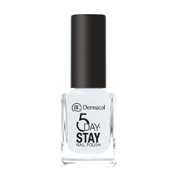 Dermacol 5 Day Stay 11 ml lakier do paznokci dla kobiet 01 Snow White