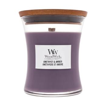 WoodWick Amethyst & Amber 275 g świeczka zapachowa unisex