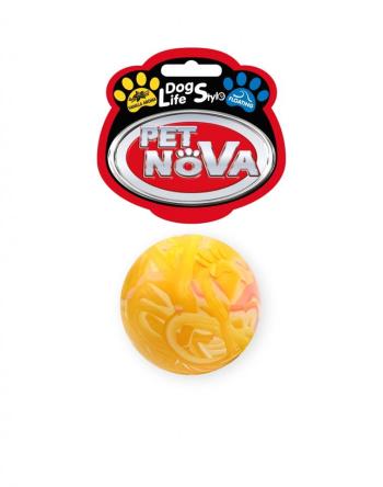 PET NOVA Piłka pełna pływająca dla psa aromat waniliowy 5 cm multikolor