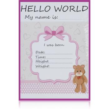 KidPro Milestone Cards Bear For a Baby Girl