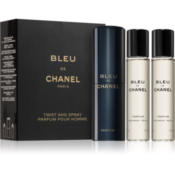 Chanel Bleu de Chanel perfumy + napełnienie dla mężczyzn 3x20 ml