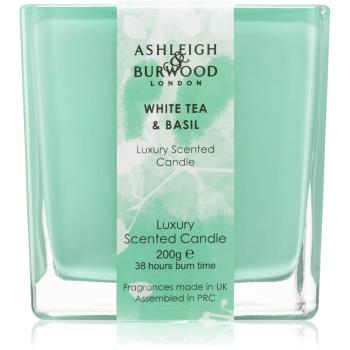 Ashleigh & Burwood London Life in Bloom White Tea & Basil świeczka zapachowa 200 g
