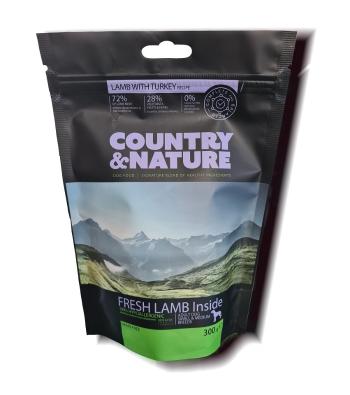 COUNTRY&amp;NATURE Lamb with Turkey Recipe 300 g Karma dla psów ras małych i średnich Jagnięcina i Indyk