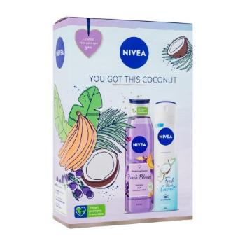 Nivea You Got This Coconut zestaw Żel pod prysznic 300 ml + antyperspirant 150 ml dla kobiet