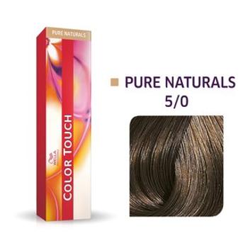 Wella Professionals Color Touch Pure Naturals profesjonalna demi- permanentna farba do włosów z wielowymiarowym efektem 5/0 60 ml