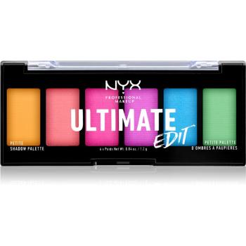 NYX Professional Makeup Ultimate Edit Petite Shadow paleta cieni do powiek odcień 02 Brights 6x1.2 g