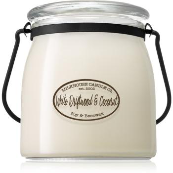 Milkhouse Candle Co. Creamery White Driftwood & Coconut świeczka zapachowa Butter Jar 454 g