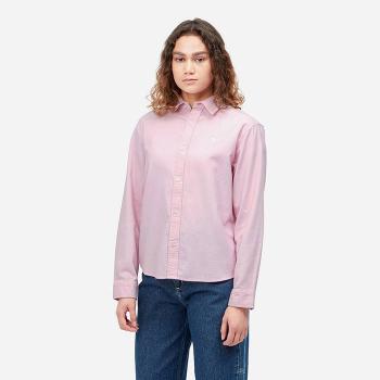 Koszula damska Carhartt WIP Longsleeve Madison Fine Cord Shirt I030055 PALE QUARTZ/WHITE