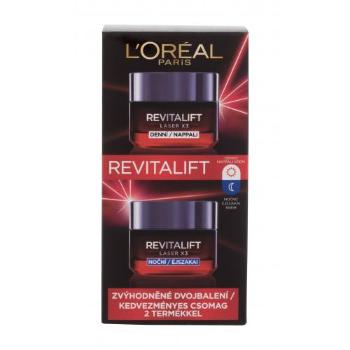 L'Oréal Paris Revitalift Laser X3 zestaw Krem do twarzy na dzień 50 ml + krem do twarzy na noc 50 ml dla kobiet Uszkodzone pudełko